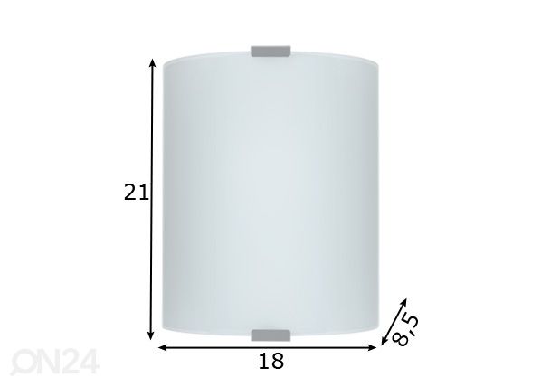 Потолочный светильник/бра Grafik размеры