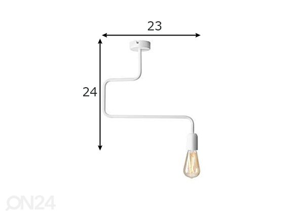 Потолочный светильник Eko размеры