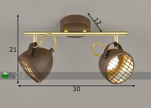 Потолочный светильник Grill LED размеры