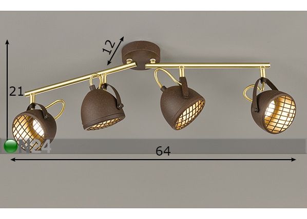 Потолочный светильник Grill LED размеры