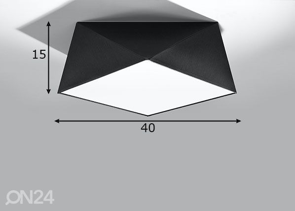 Потолочный светильник Hexa 35, черный размеры