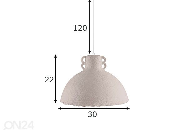 Потолочный светильник Mache 30 размеры