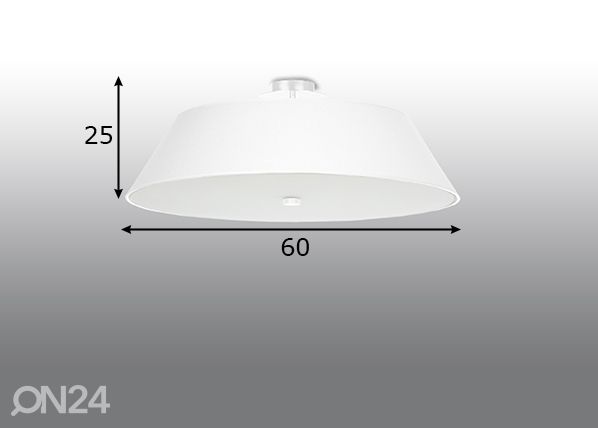 Потолочный светильник Vega 60 cm, белый размеры