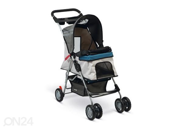 Прогулочная коляска buggy cresto серый/ бирюзовый