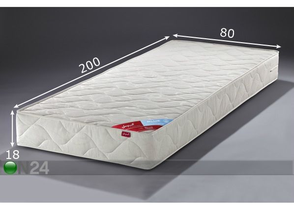 Пружинный матрас BLUE Bonell 80x200 cm размеры