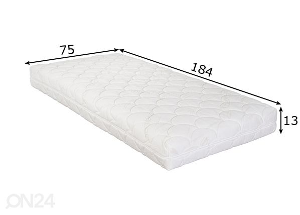 Пружинный матрас Hypnos Vesta 75x184х13 cm размеры