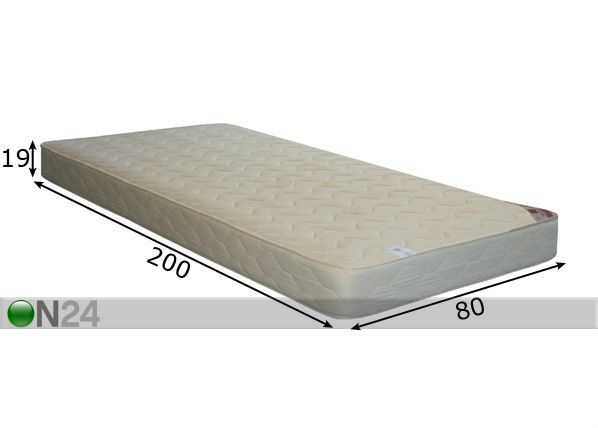 Пружинный матрас Iris 80x200 cm размеры