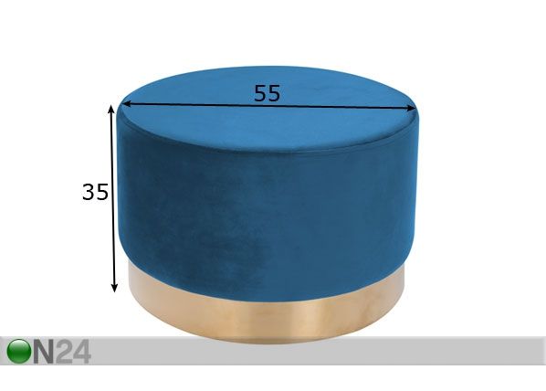 Пуф Ø 55 см размеры