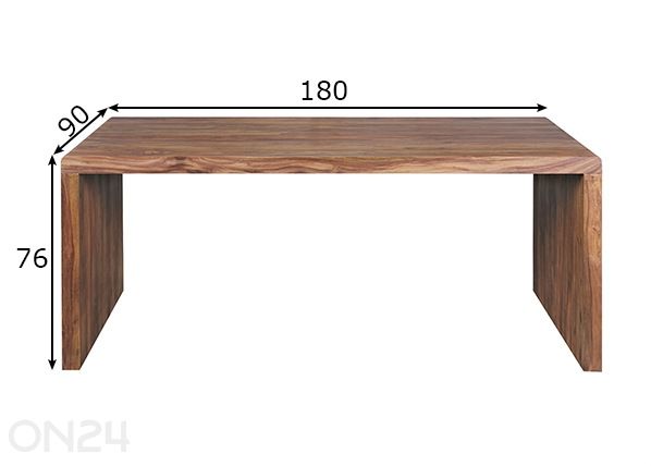 Рабочий стол Boha 180x90 cm размеры