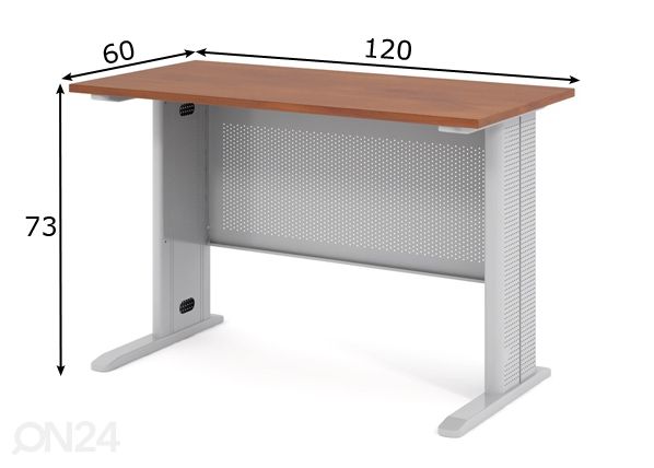 Рабочий стол Express 120x60 cm размеры