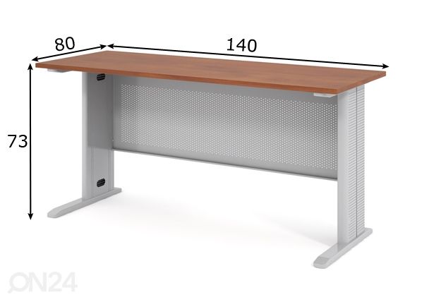 Рабочий стол Express 140x80 cm размеры