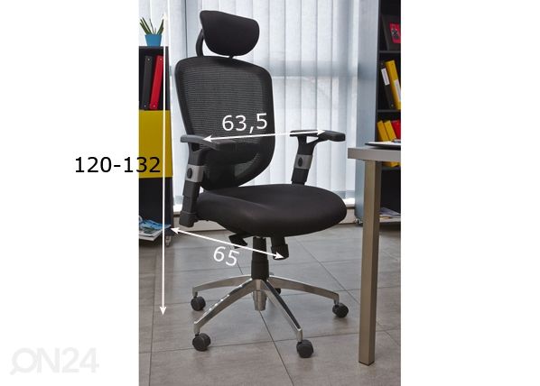 Рабочий стул Computech размеры
