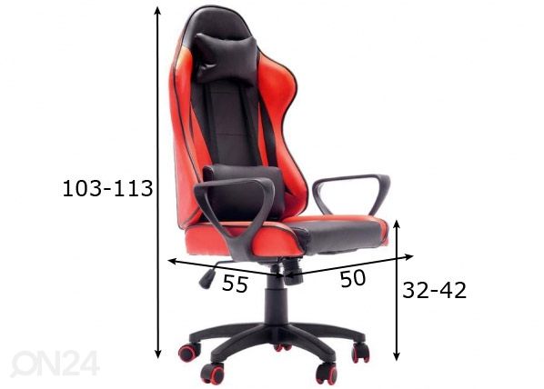 Рабочий стул Flex размеры