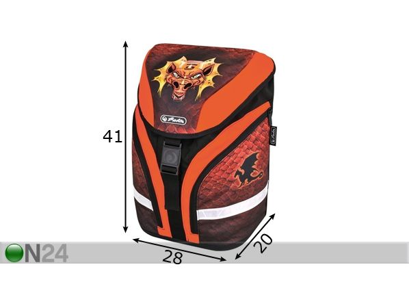 Ранец Herlitz Motion plus Dragon размеры
