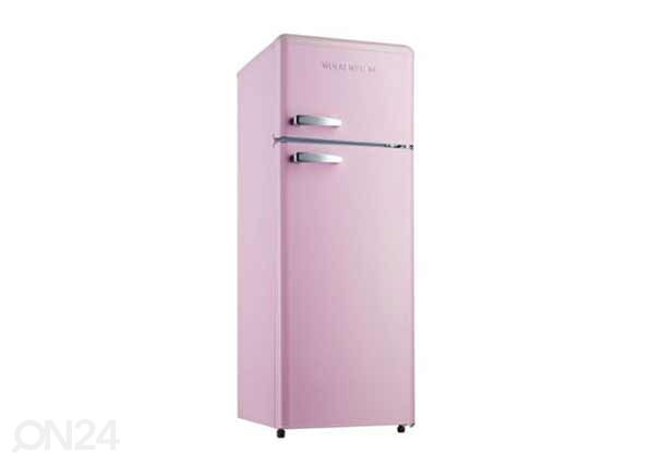 Ретро-холодильник Wolkenstein, глянцево-розовый GK212.4RTA++SP