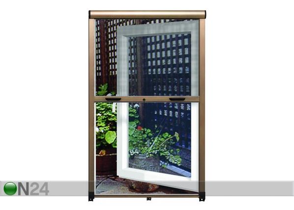 Роллетная москитная сетка на оконную раму 60x150 см
