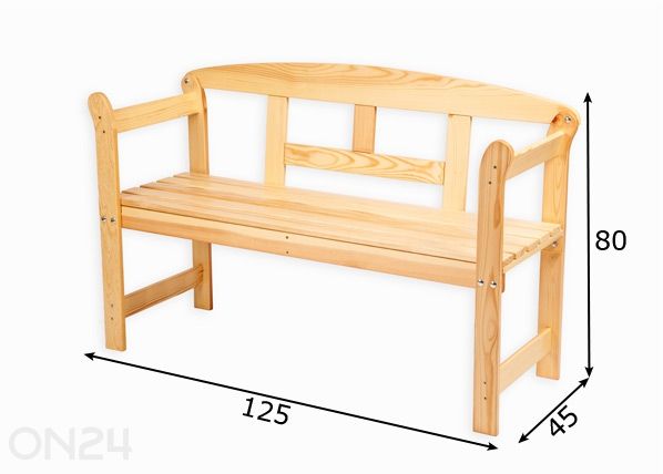 Садовая скамья Friiz размеры
