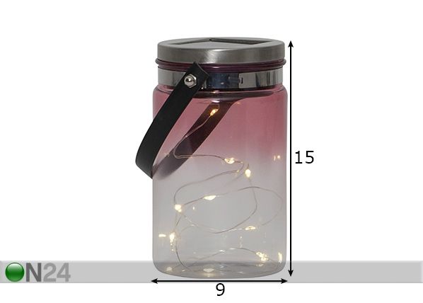 Садовый светильник на солнечной батарее Tint размеры