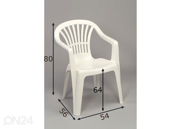 Садовый стул Altea размеры