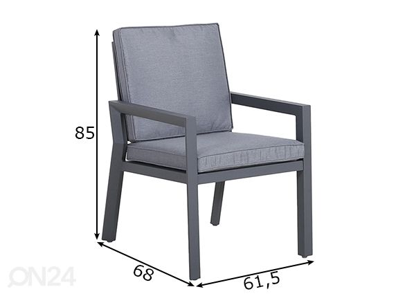 Садовый стул Tomson размеры