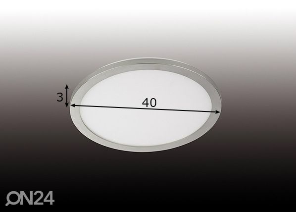 Светильник в ванную Gotland LED Ø40 cm, никель размеры