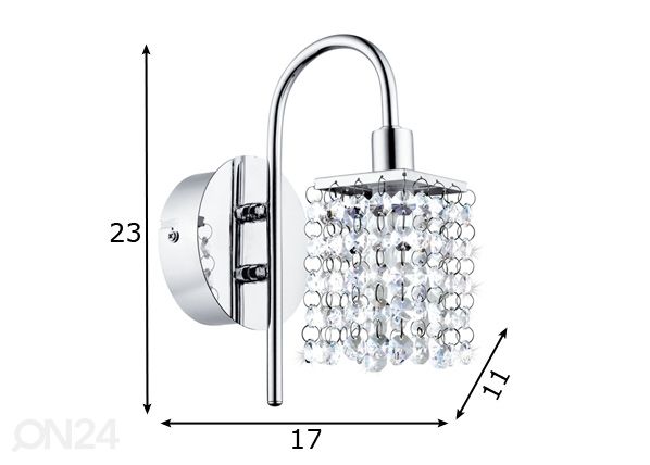 Светильник для ванной комнаты Almonte размеры