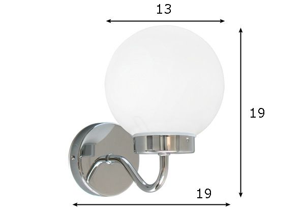 Светильник для ванной комнаты Togo размеры