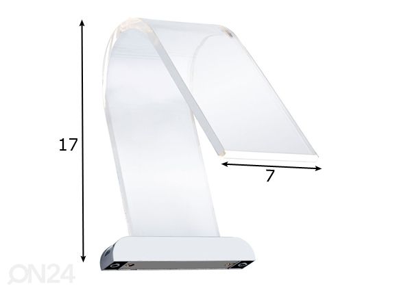 Светильник для зеркала Sensio Cascade LED размеры