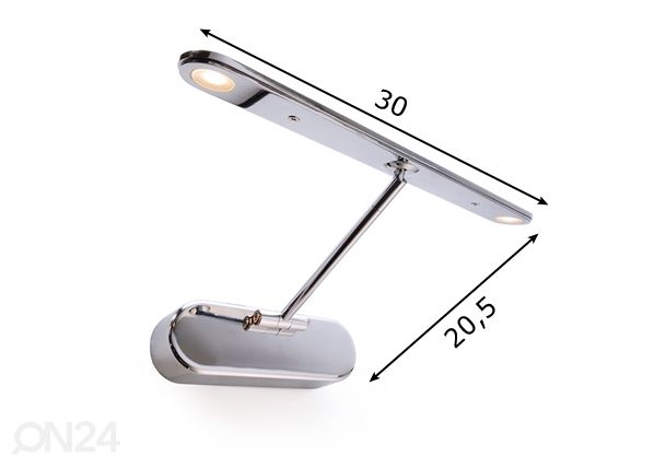 Светильник для зеркала Visione LED размеры