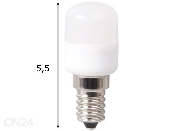 Светодиодная лампа для холодильника E14 2, 5 Вт размеры