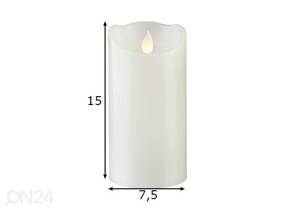 Свеча M-Twinkle 15 cm размеры