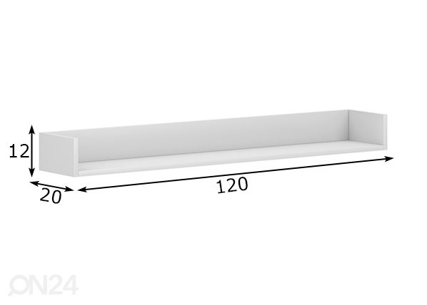 Стеллаж 120 cm размеры
