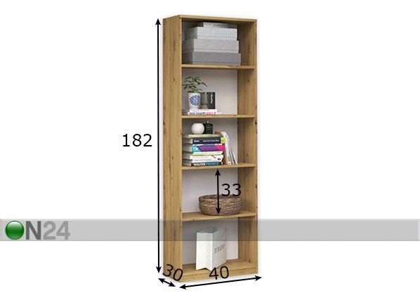 Стеллаж 40 cm размеры