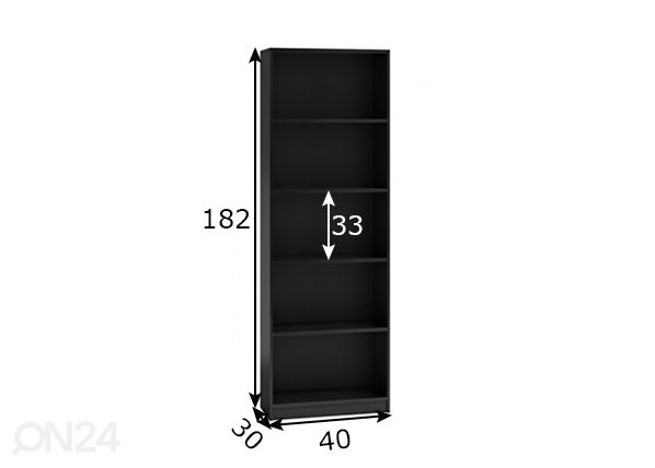 Стеллаж 40 cm размеры