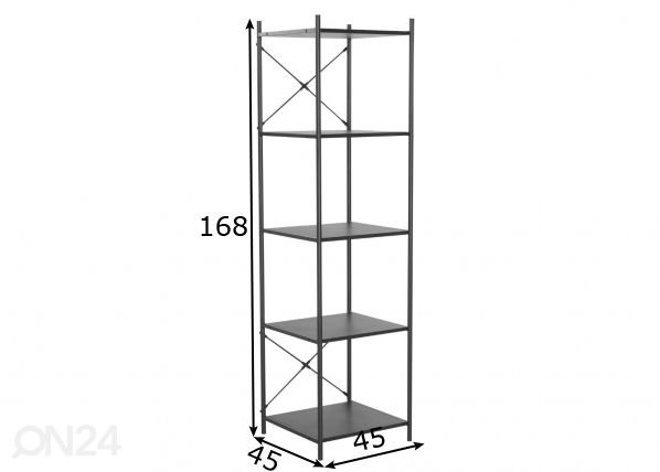 Стеллаж 45 cm размеры