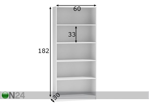 Стеллаж 60 cm размеры