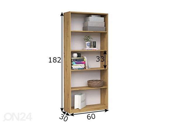 Стеллаж 60 cm размеры