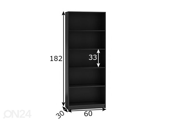 Стеллаж 60 cm размеры