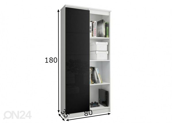Стеллаж 80 cm размеры