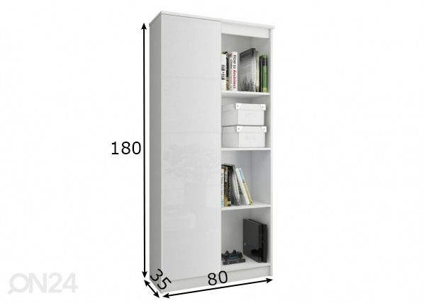 Стеллаж 80 cm размеры