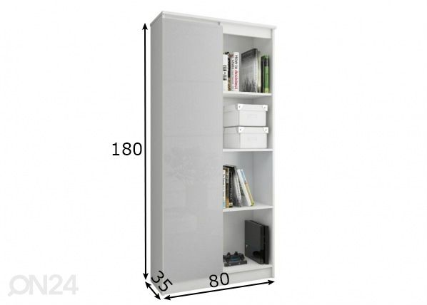 Стеллаж 80 cm размеры
