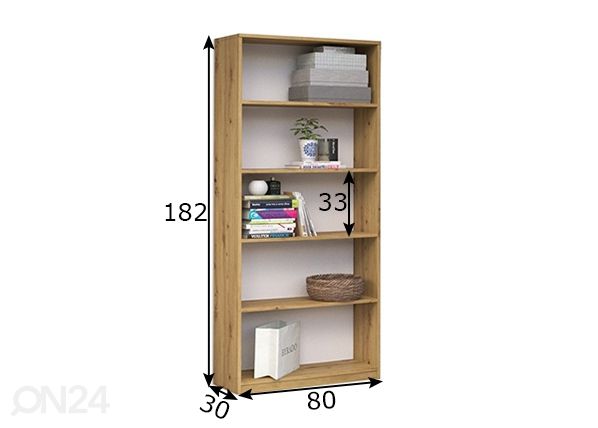 Стеллаж 80 cm размеры