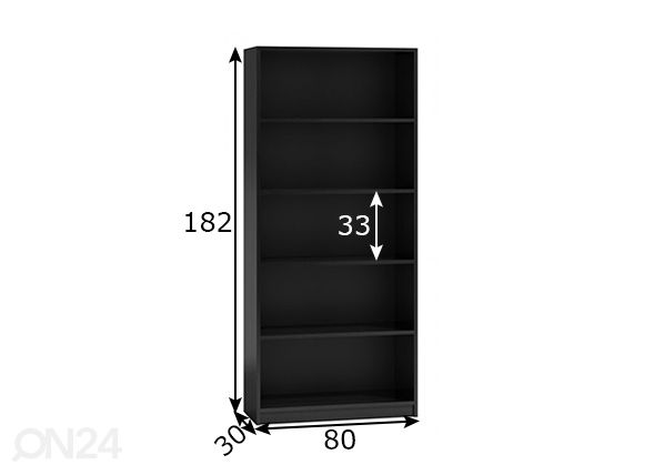 Стеллаж 80 cm размеры