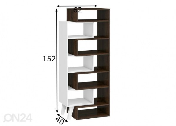 Стеллаж Clon 62 cm размеры