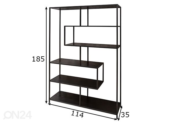 Стеллаж Slim Line 114 см размеры