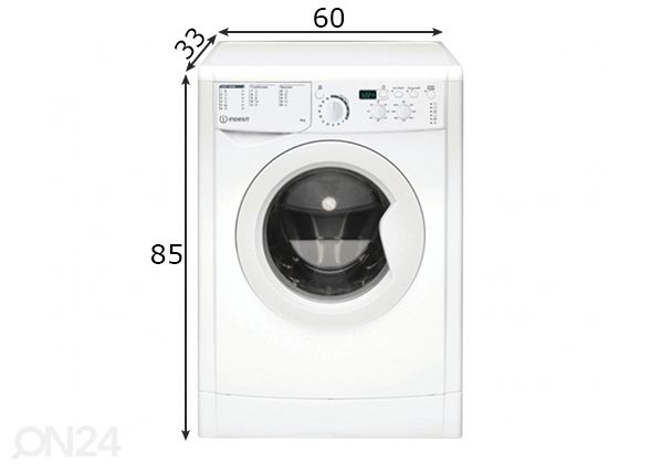 Стиральная машина Indesit размеры