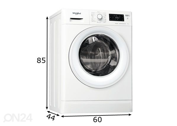 Стиральная машина Whirlpool размеры
