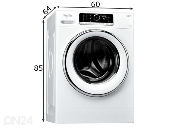 Стиральная машина Whirlpool размеры