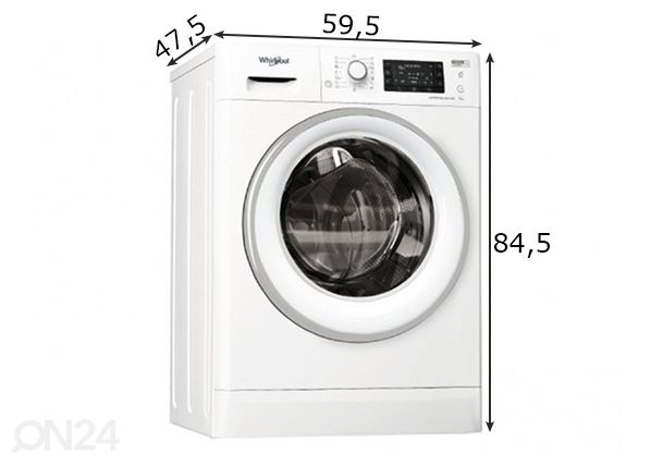 Стиральная машина Whirlpool размеры