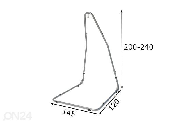 Стойка для подвесного кресла-гамака Luna размеры